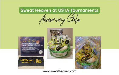 Sweat Heaven at USTA Tournaments Anniversary Gala